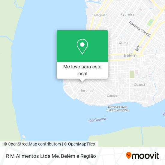 R M Alimentos Ltda Me mapa