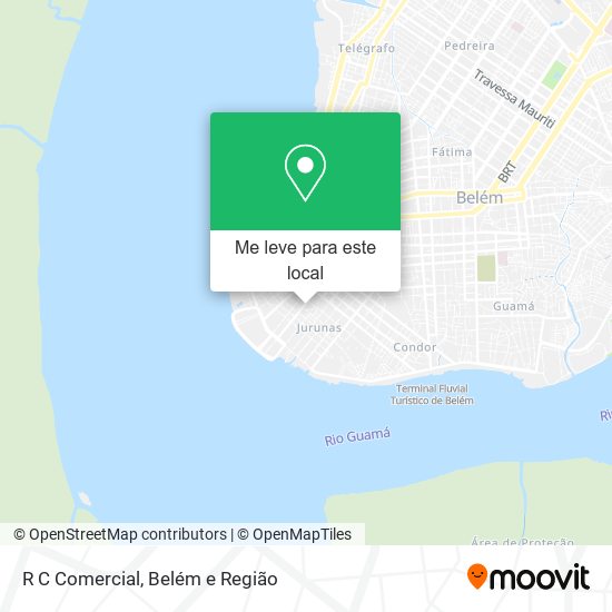 R C Comercial mapa