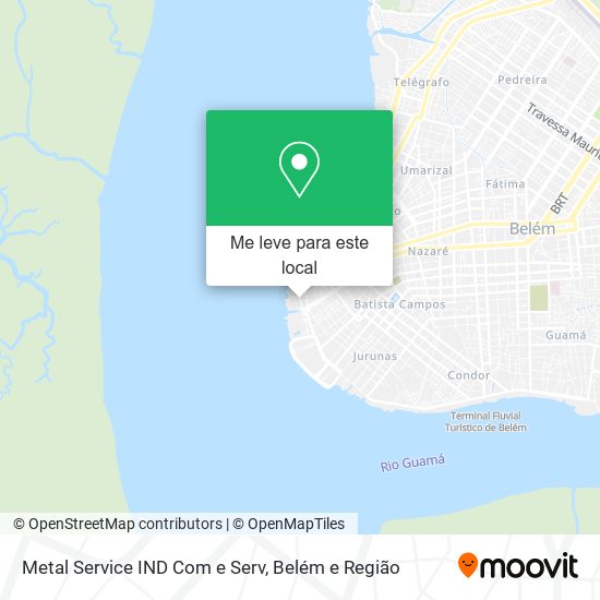 Metal Service IND Com e Serv mapa