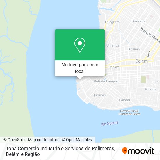 Tona Comercio Industria e Servicos de Polimeros mapa