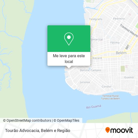 Tourão Advocacia mapa