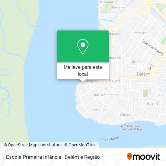 Escola Primeira Infância. mapa