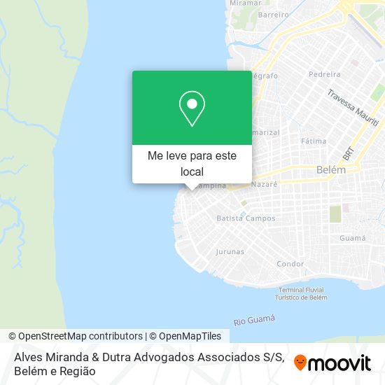 Alves Miranda & Dutra Advogados Associados S / S mapa