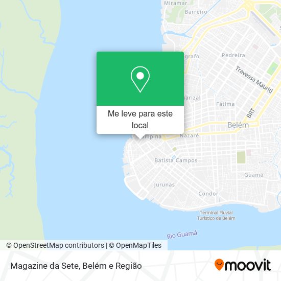 Magazine da Sete mapa