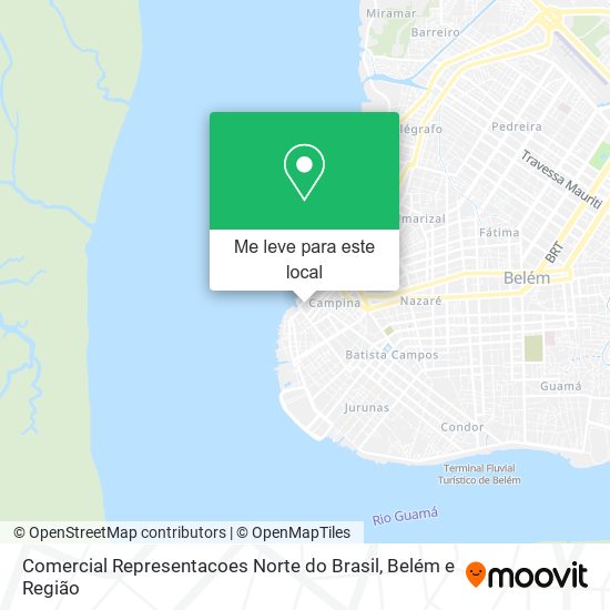 Comercial Representacoes Norte do Brasil mapa