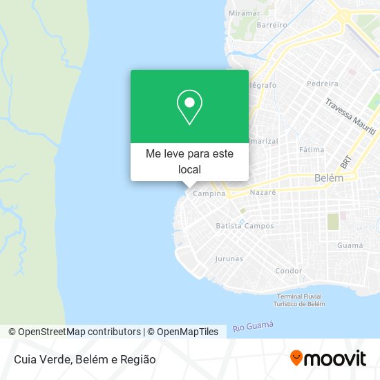 Cuia Verde mapa