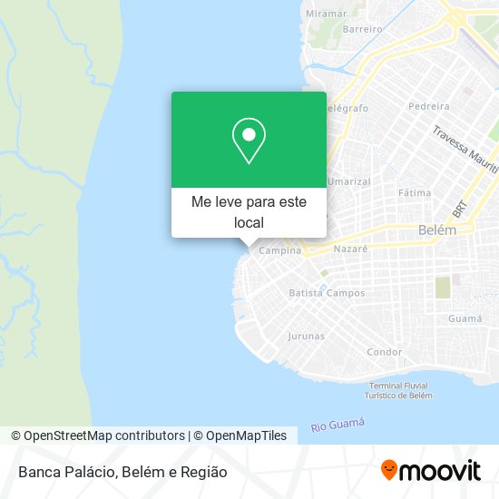 Banca Palácio mapa