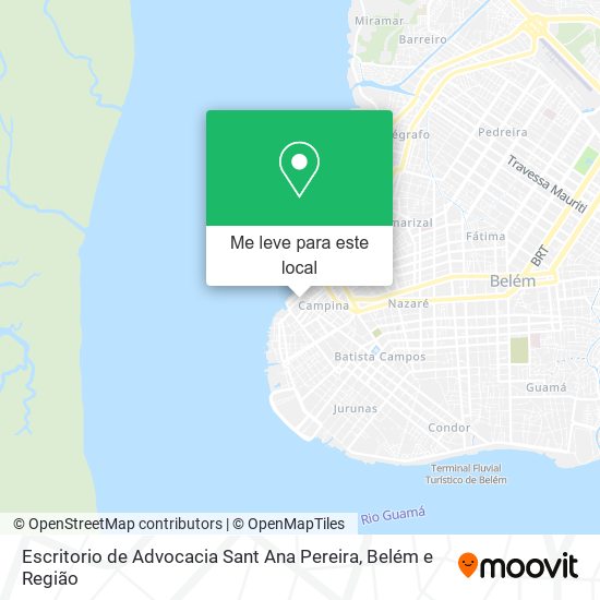 Escritorio de Advocacia Sant Ana Pereira mapa