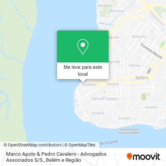 Marco Apolo & Pedro Cavalero - Advogados Associados S / S. mapa