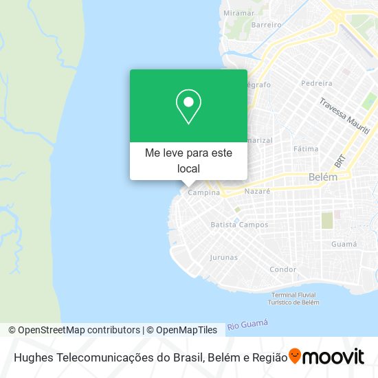 Hughes Telecomunicações do Brasil mapa