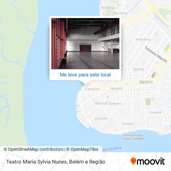 Teatro Maria Sylvia Nunes mapa