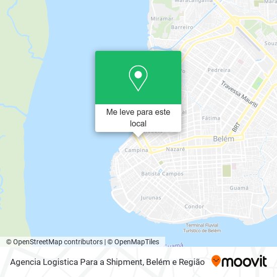 Agencia Logistica Para a Shipment mapa