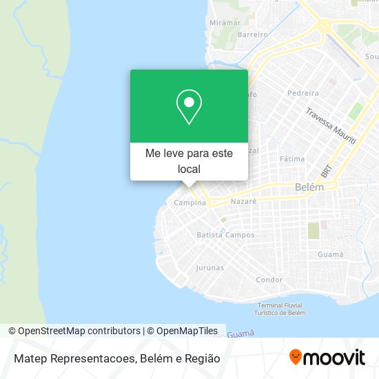 Matep Representacoes mapa
