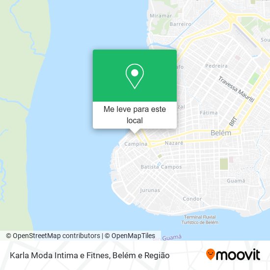 Karla Moda Intima e Fitnes mapa