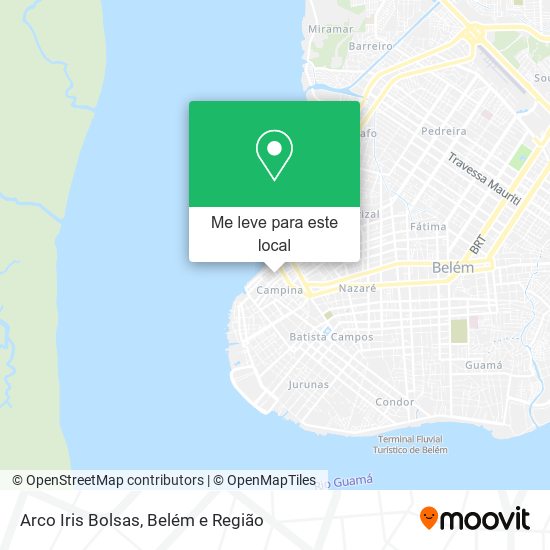 Arco Iris Bolsas mapa