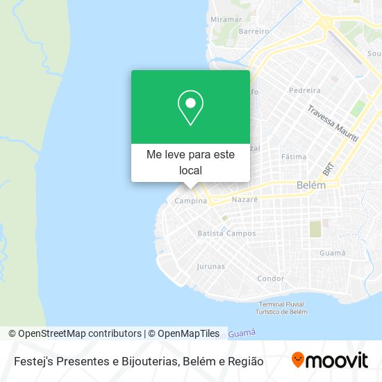 Festej's Presentes e Bijouterias mapa