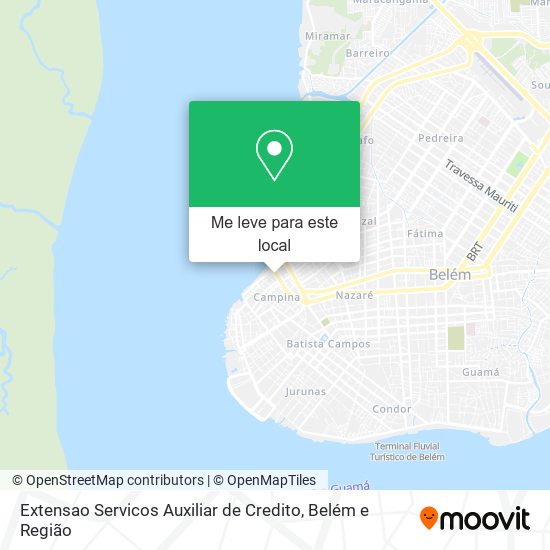 Extensao Servicos Auxiliar de Credito mapa