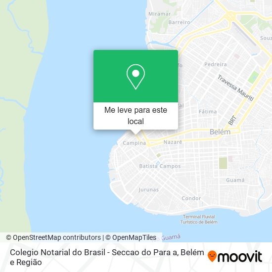 Colegio Notarial do Brasil - Seccao do Para a mapa