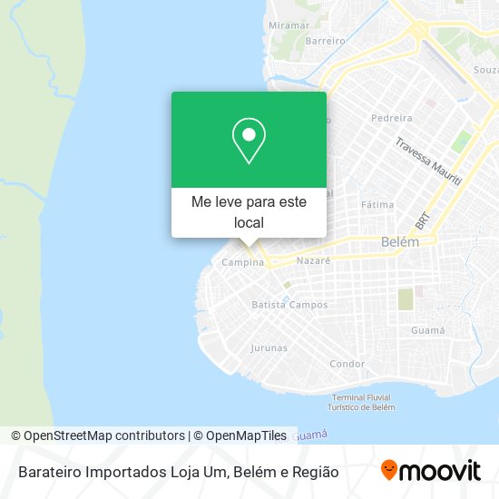 Barateiro Importados Loja Um mapa