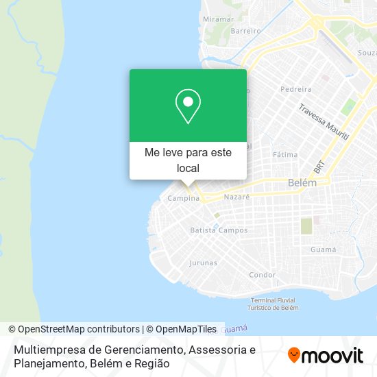 Multiempresa de Gerenciamento, Assessoria e Planejamento mapa