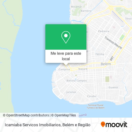 Icamiaba Servicos Imobiliarios mapa