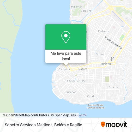 Sonefro Servicos Medicos mapa