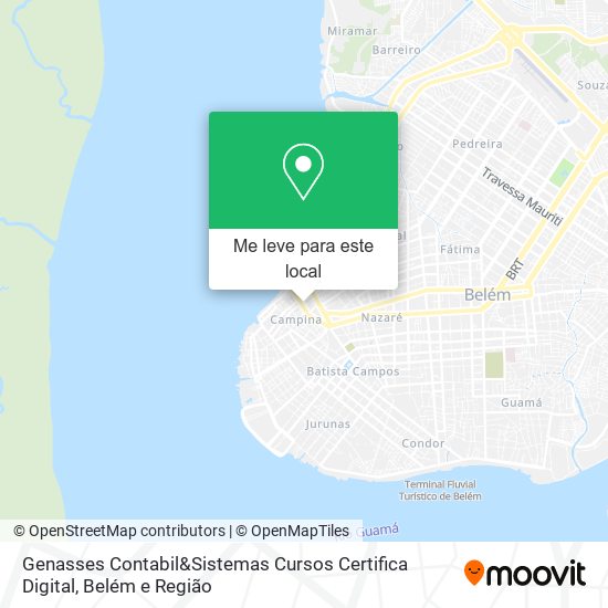 Genasses Contabil&Sistemas Cursos Certifica Digital mapa