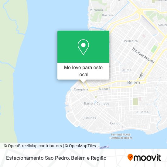 Estacionamento Sao Pedro mapa