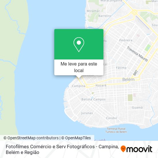 Fotofilmes Comércio e Serv Fotográficos - Campina mapa