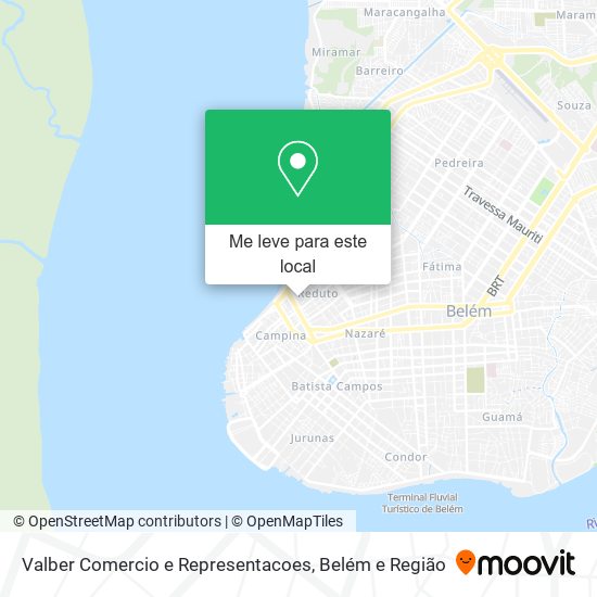 Valber Comercio e Representacoes mapa