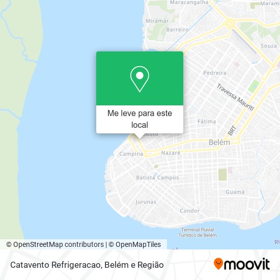 Catavento Refrigeracao mapa