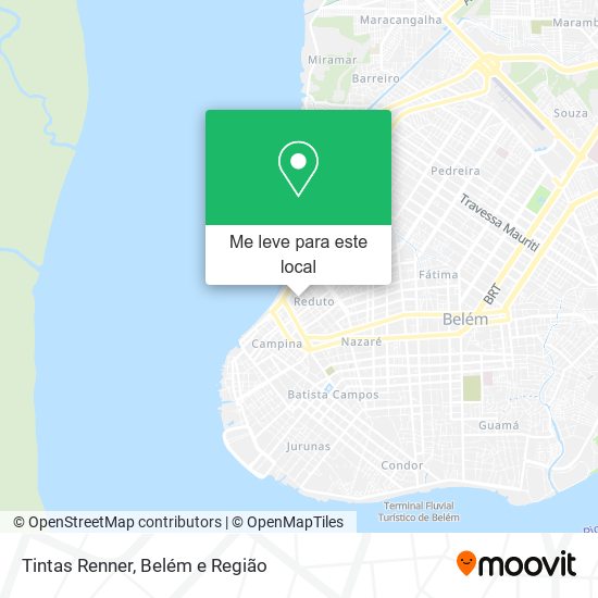 Tintas Renner mapa