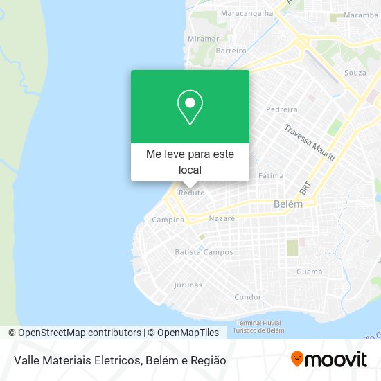 Valle Materiais Eletricos mapa