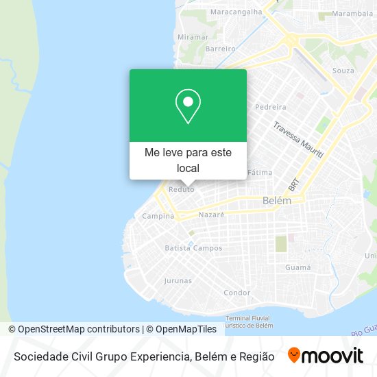 Sociedade Civil Grupo Experiencia mapa