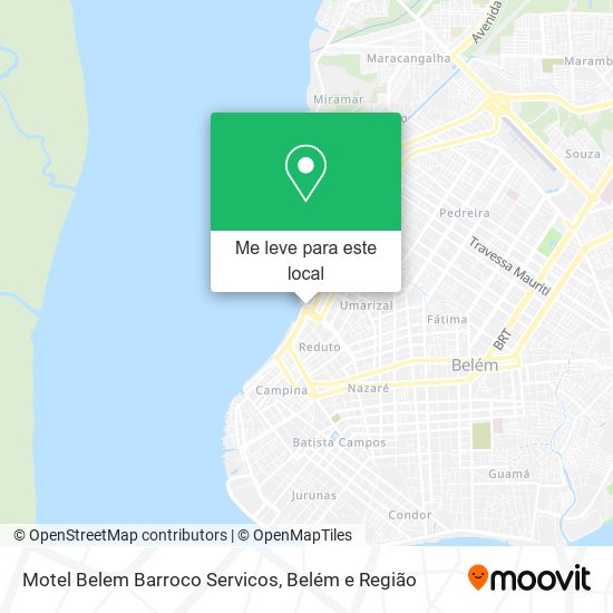 Motel Belem Barroco Servicos mapa