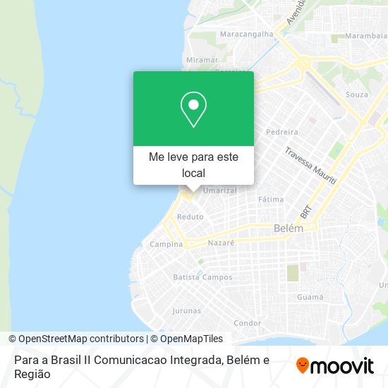 Para a Brasil II Comunicacao Integrada mapa
