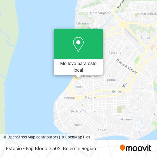 Estácio - Fap Bloco e 502 mapa