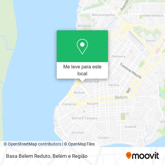 Basa Belem Reduto mapa