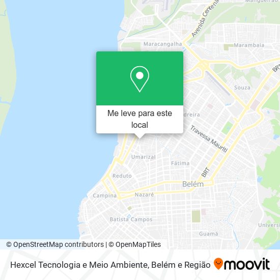 Hexcel Tecnologia e Meio Ambiente mapa