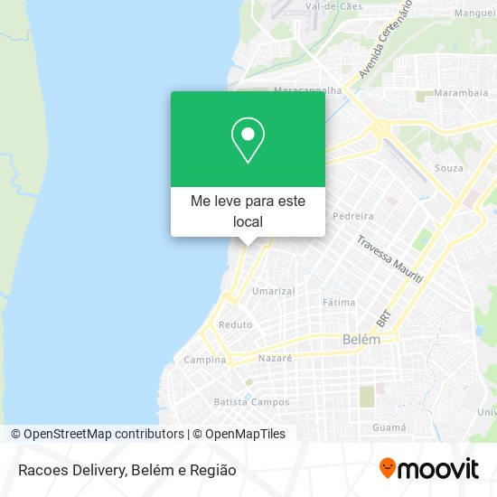 Racoes Delivery mapa