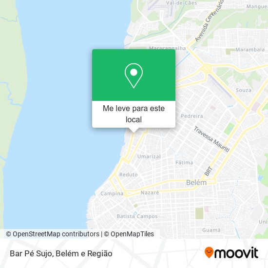 Bar Pé Sujo mapa