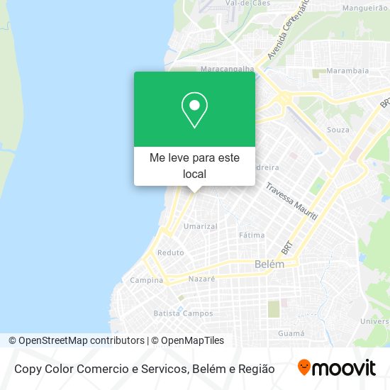 Copy Color Comercio e Servicos mapa