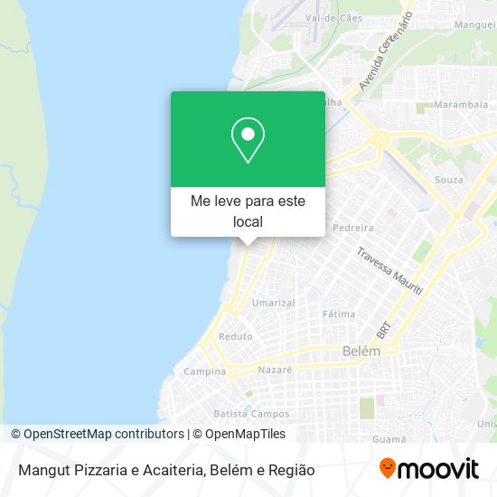 Mangut Pizzaria e Acaiteria mapa