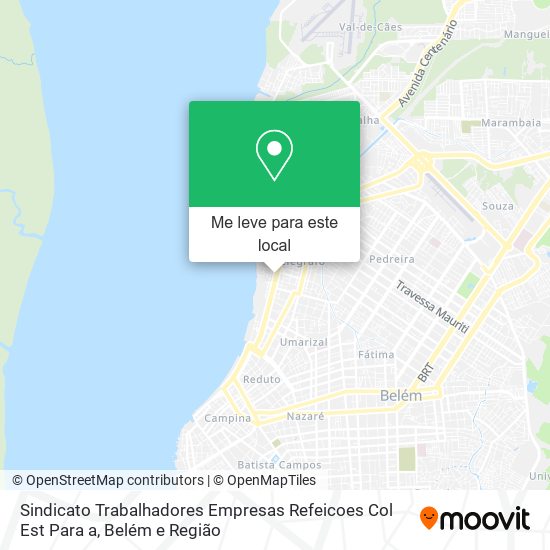 Sindicato Trabalhadores Empresas Refeicoes Col Est Para a mapa