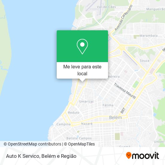 Auto K Servico mapa