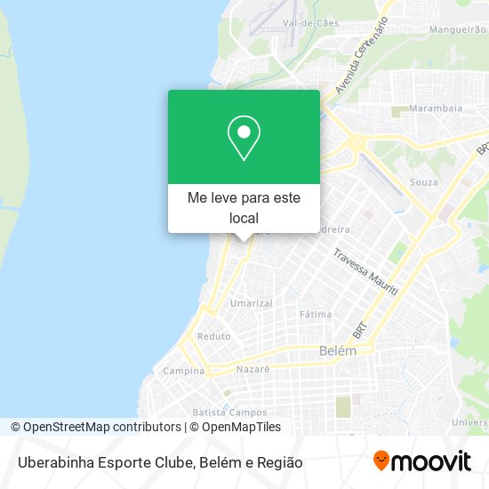 Uberabinha Esporte Clube mapa