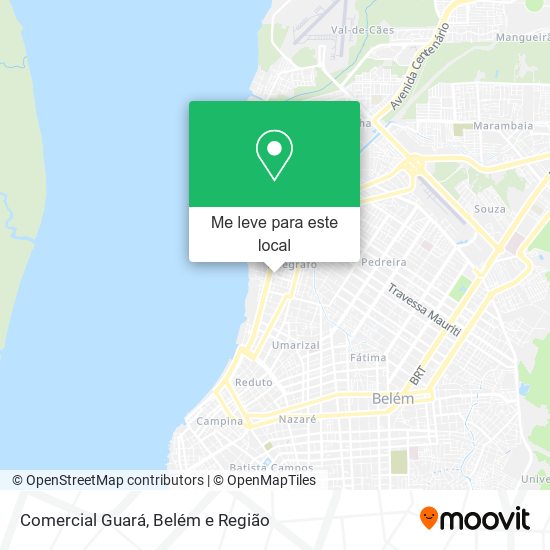 Comercial Guará mapa