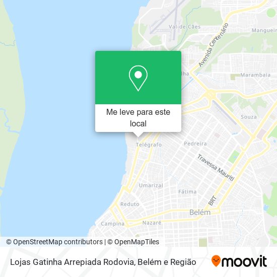 Lojas Gatinha Arrepiada Rodovia mapa