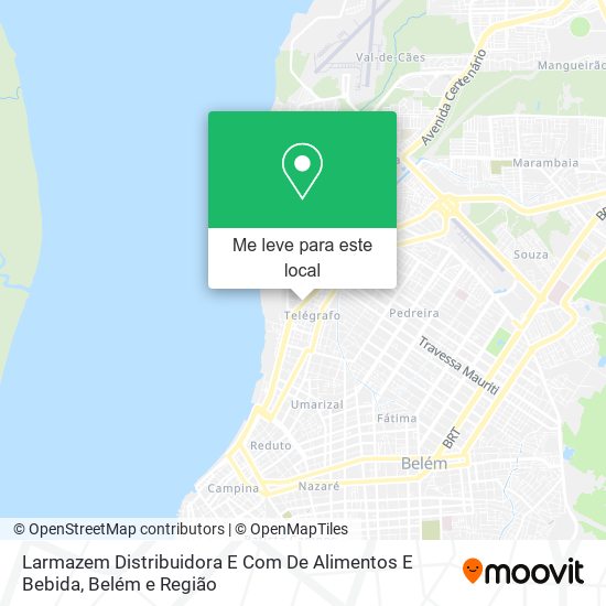 Larmazem Distribuidora E Com De Alimentos E Bebida mapa