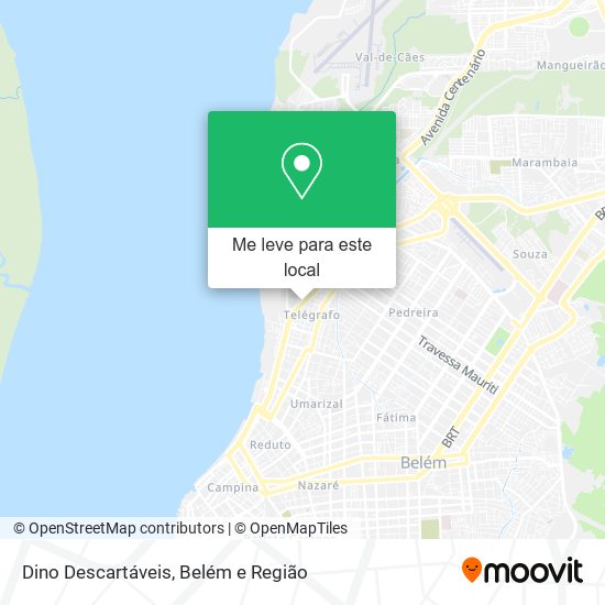 Dino Descartáveis mapa